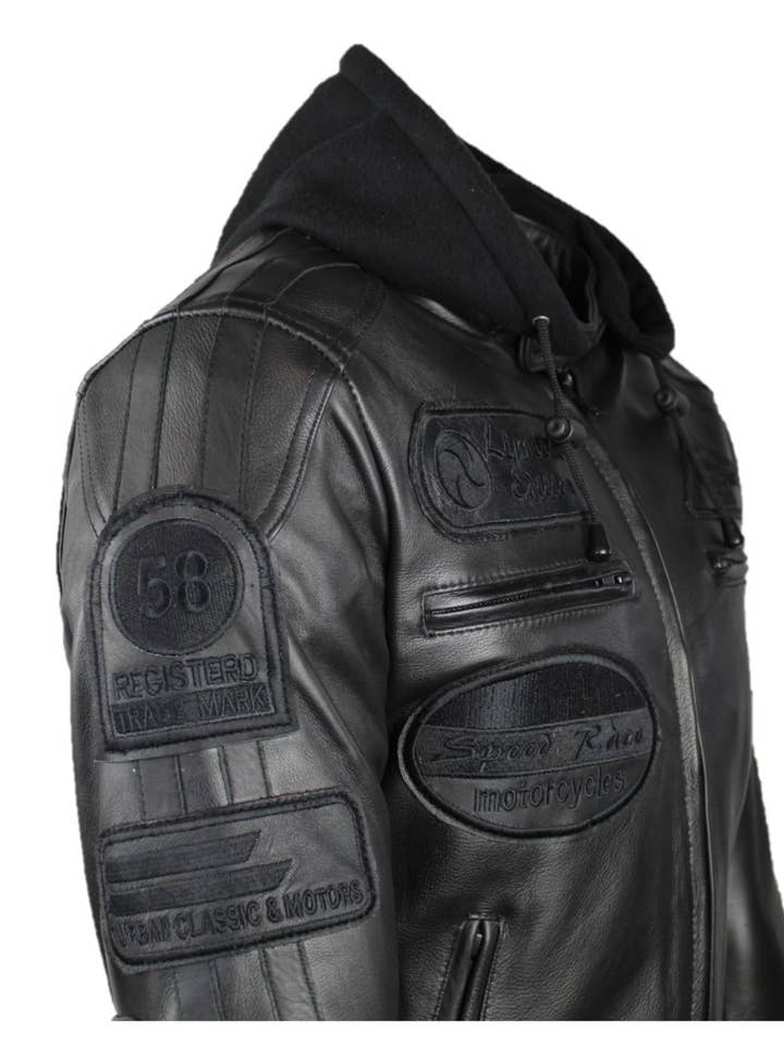 Urban 5884 Amsterdam | Leather jackets – Casaco de couro - Homem por atacado – URBAN 5884 - Jaqueta de moto masculina FIFTY EIGHT2