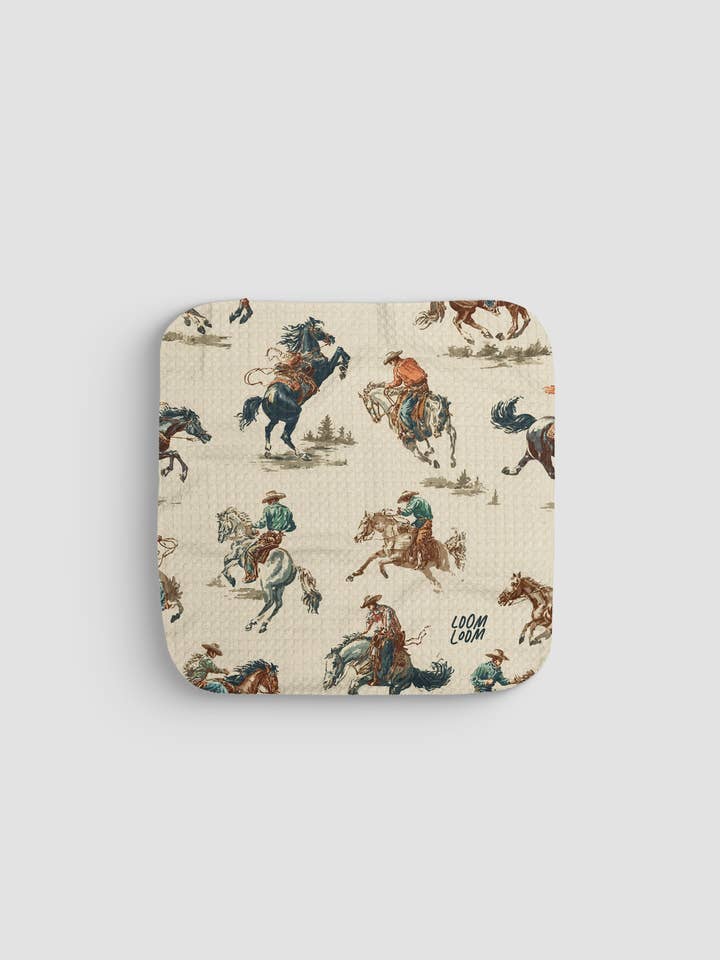 Rodeo Dishcloth for wholesale by Loom Loom
