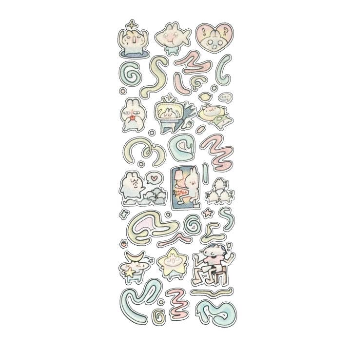 Milki Tea Studios - Wholesale Sticker - Funni Bunni 12