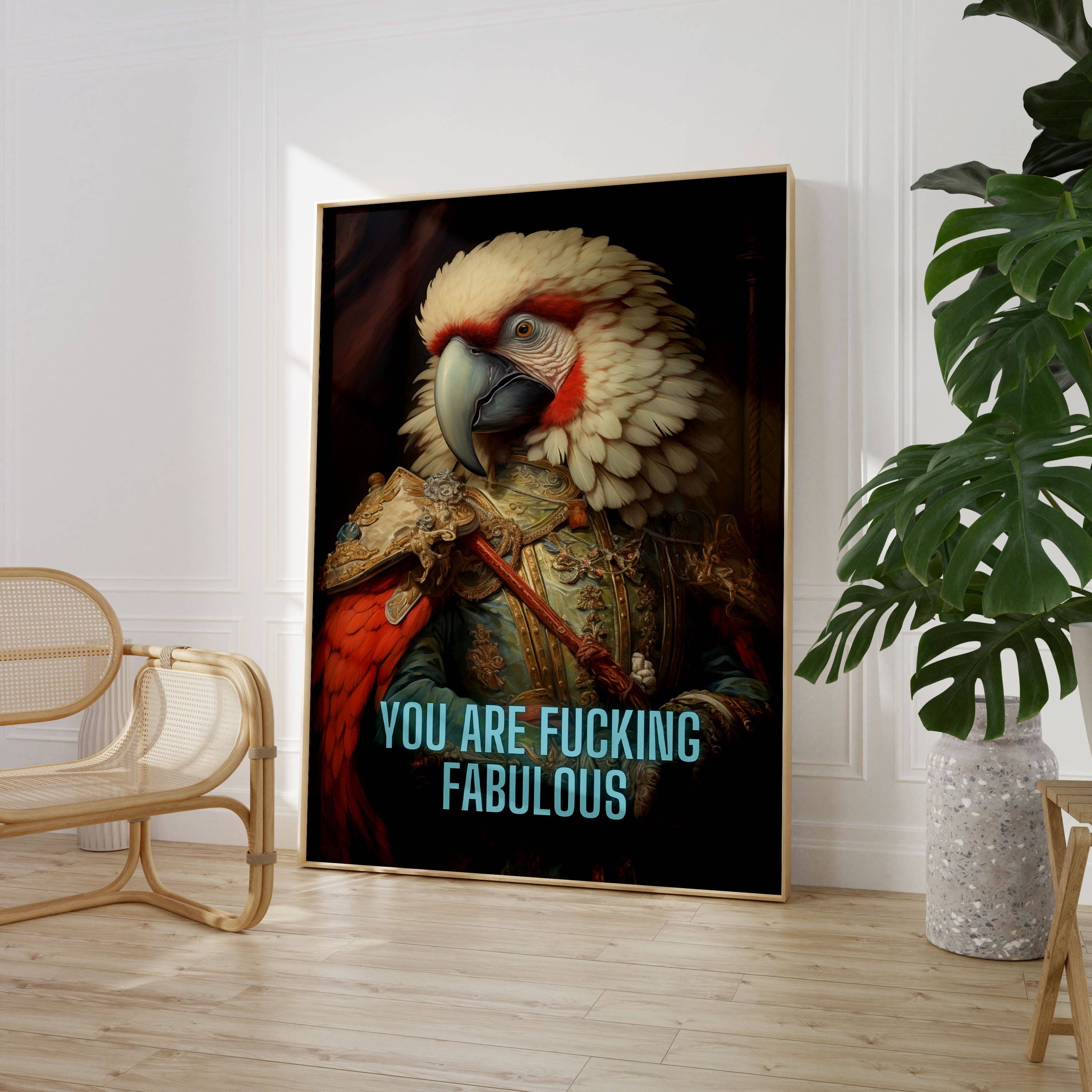 House of Binky – wholesale Poster – You Are Fucking Fabulous Parrot0