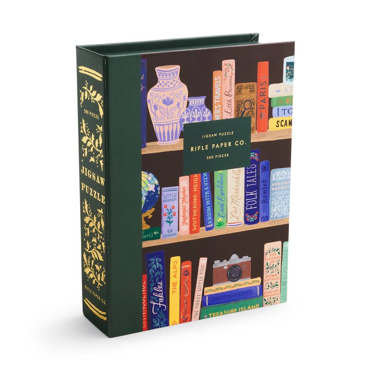 Puzzle i bogform med 500 brikker for engroshandel hos Rifle Paper Co