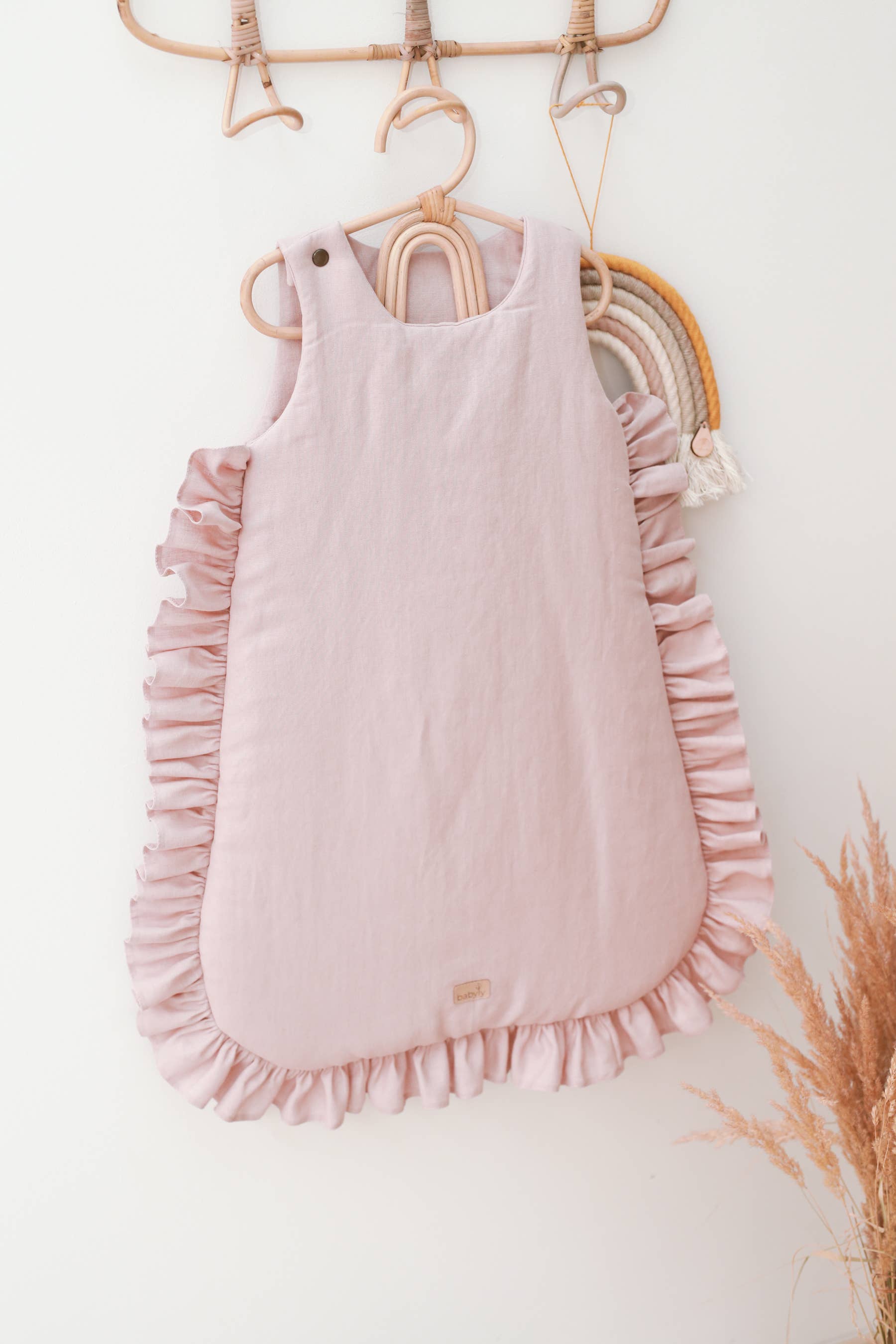 Babyly - Wholesale Sleepsack - Baby - linen baby sleeping bag frills -2 colors / 1, 1.5, 2.5 TOG5