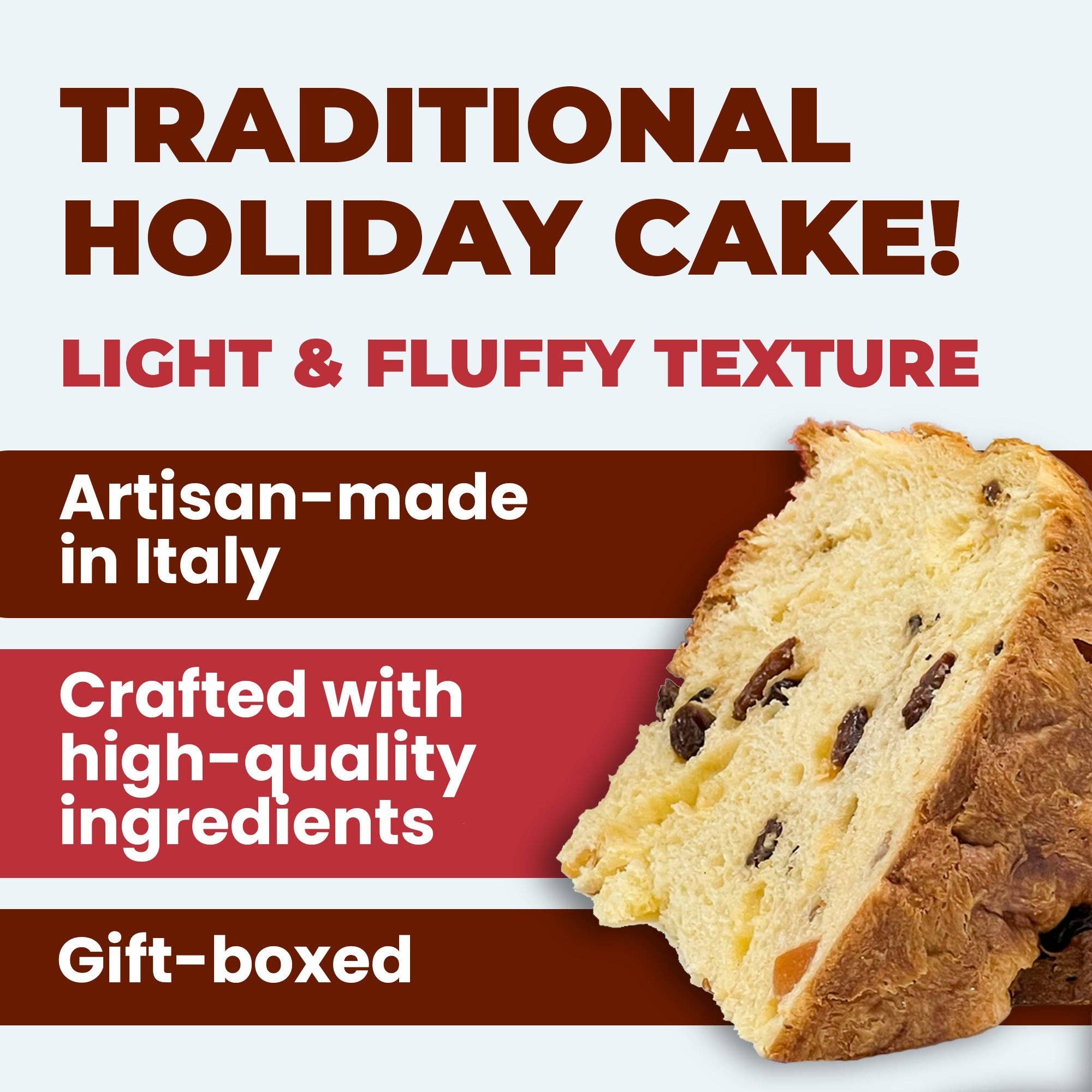 Food To Live - Wholesale Cake - Vergani Classic Milan Panettone -750g (1.65 lb)4