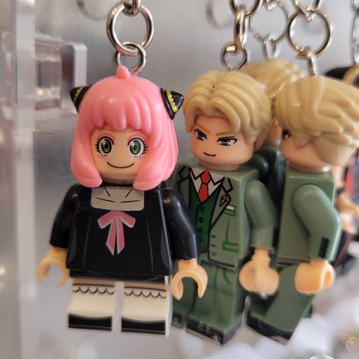 Con-Quest Crafts - Wholesale Keychain - Unisex - Anime and Manga Inspired Minifigure Keychains