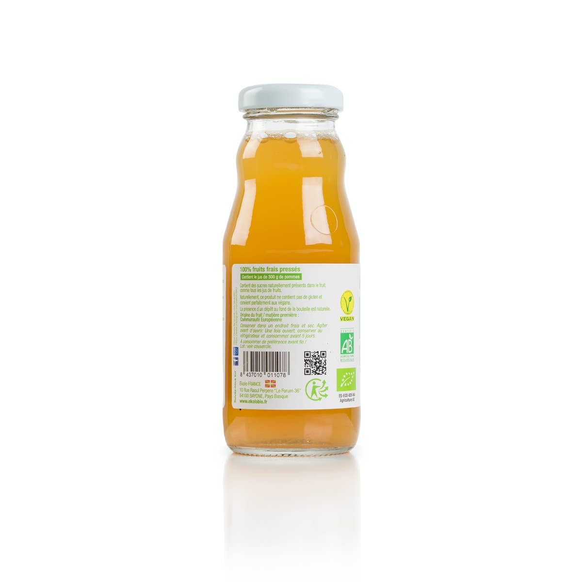 ekolo - Wholesale Fruit Juice - Organic Apple Juice, 100% squeezed, 12 units x 200ml5