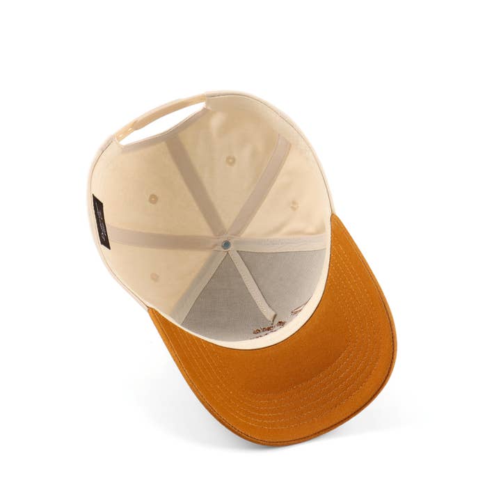 Beige Burnt Orange The "Austin" Script Hat for wholesale on Faire5