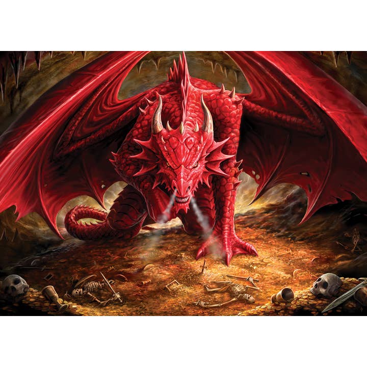 Outset Games and Cobble Hill Puzzles - Wholesale Puzzle - Adult - Dragon's Lair 1000pc puzzle