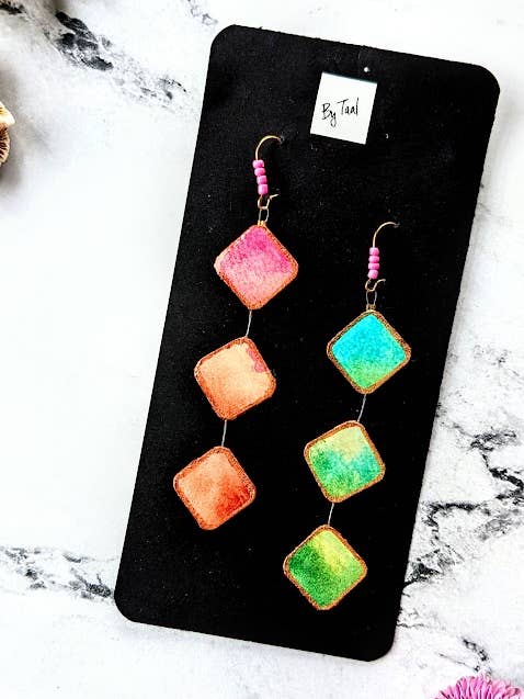 Prism- Lightweight, Reversible Statement Earrings for wholesale by By Taal