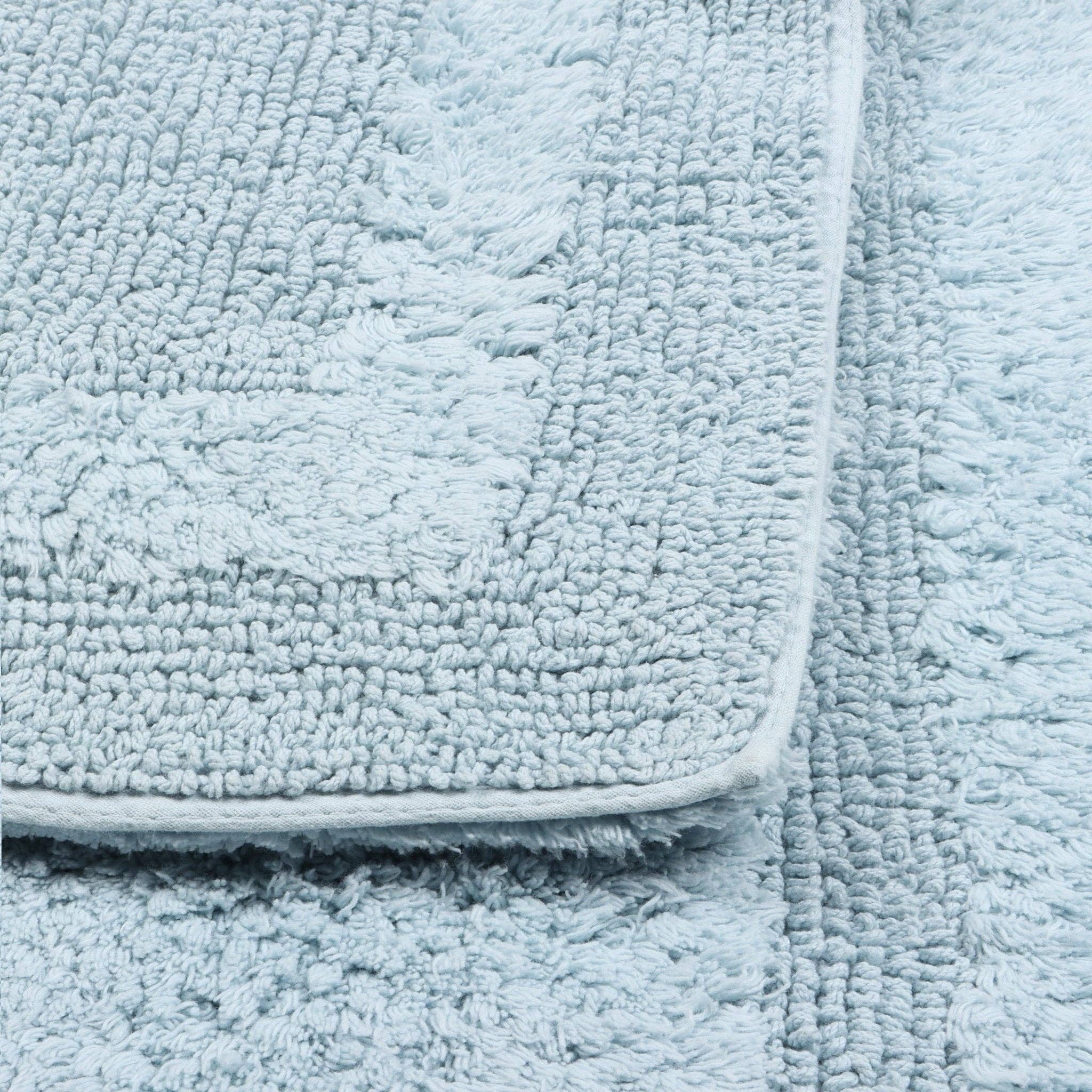 Delara - Wholesale Bath Mat - Organic Cotton Reversible Bath Mat – 3000 GSM8