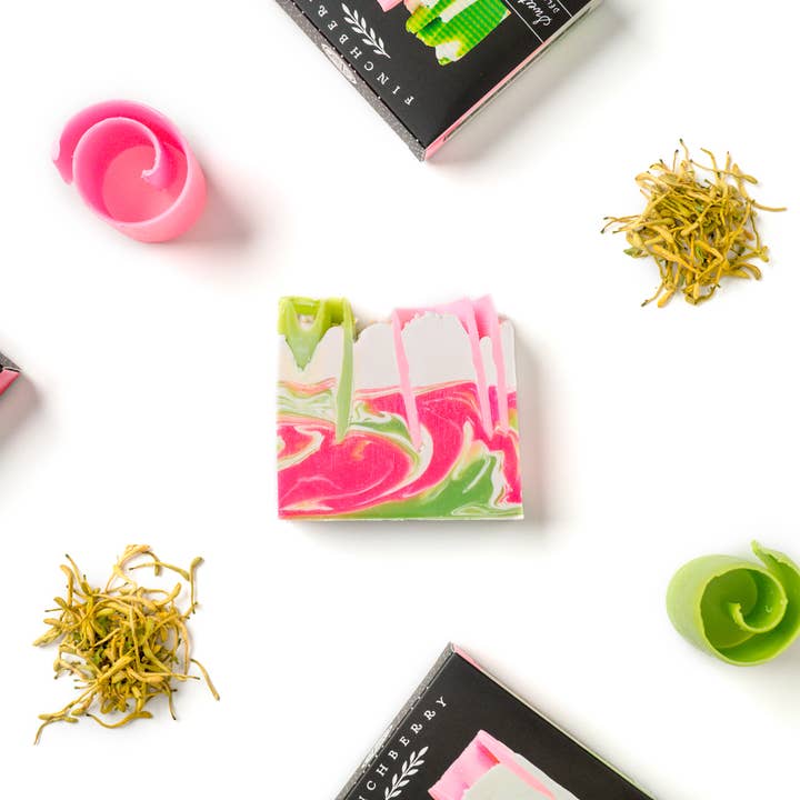 FinchBerry - Wholesale Bar Soap - Sweetly Southern Honeysuckle Scented Gluten-Free Boxed Soap3