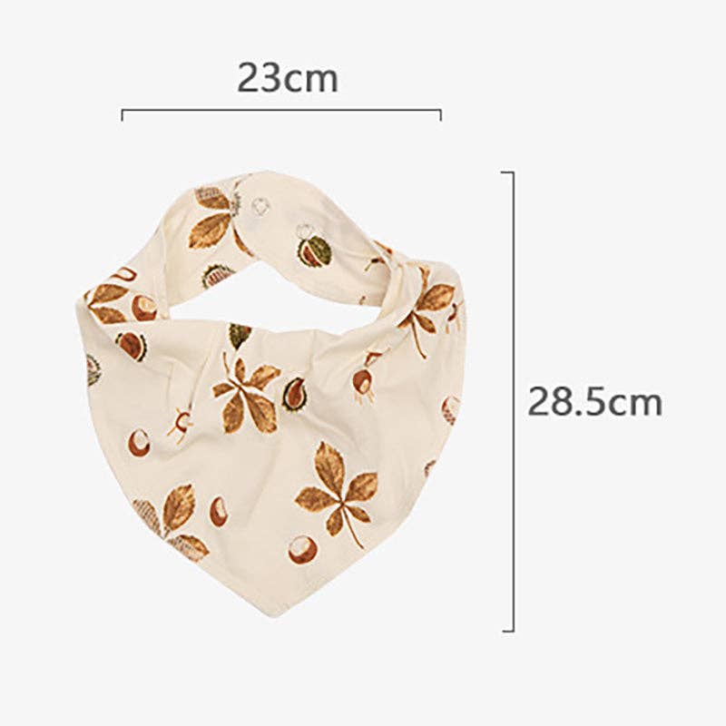 KiddieKickz – wholesale Bib – Baby – Baby Unisex Flower Animals Plant Print Baby Bibs3