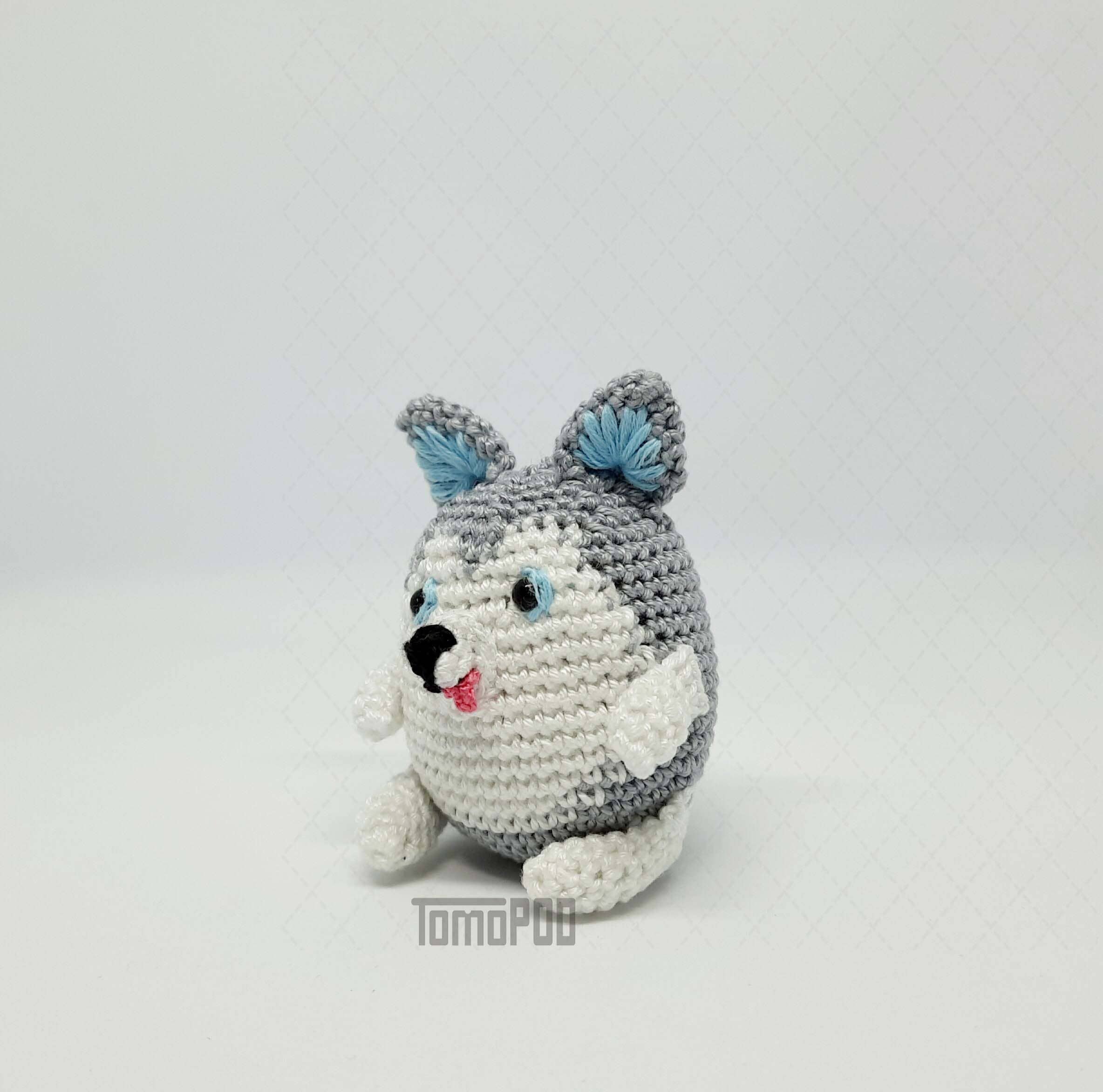 TOMOPOD LLC - Wholesale Car Decorative Charm - Unisex - Crochet Husky Car Mirror Hanging Accessories, Dog Lover Gift6