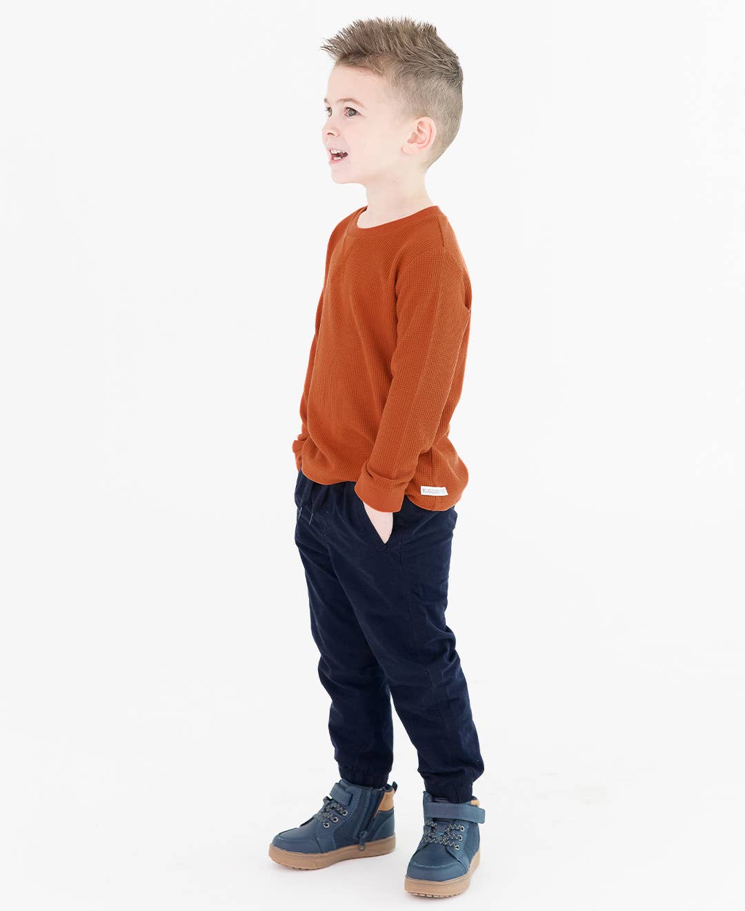 RuffleButts + RuggedButts - Wholesale Pants - Kids - Boys Dark Navy Jogger Pants7
