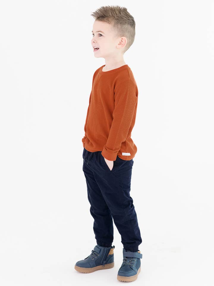 RuffleButts + RuggedButts - Wholesale Pants - Kids - Boys Dark Navy Jogger Pants7