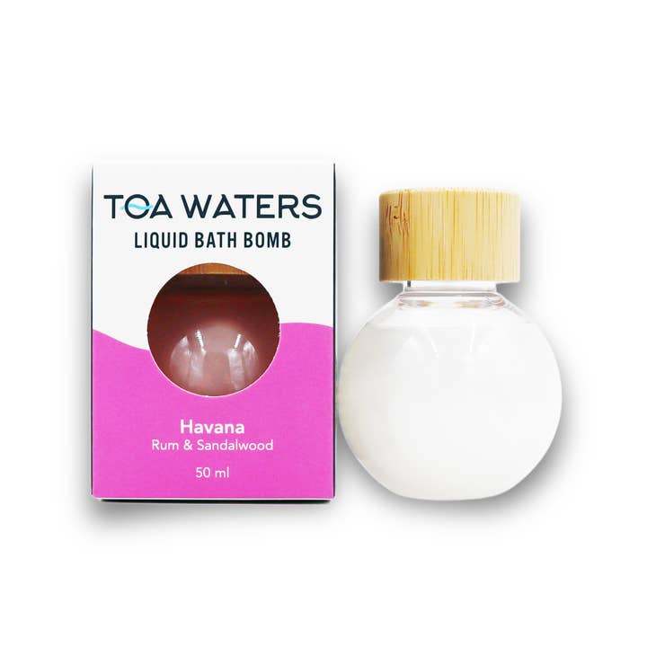 Havana Liquid Bath Bomb - Rum and Sandalwood for wholesale by TOA Waters