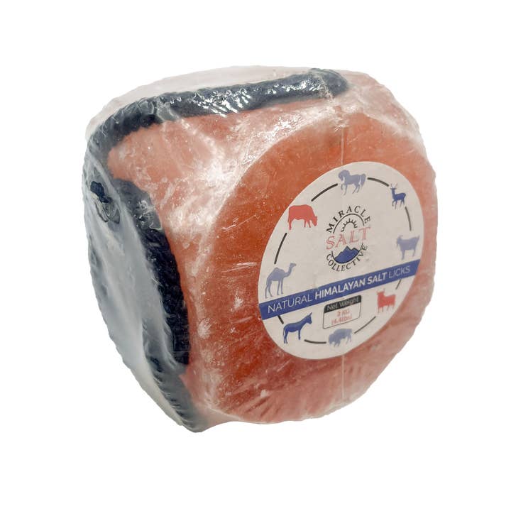 Miracle Salt Collective, Inc - Wholesale Pet Treats - Dog - 4.4 lb Crystal Salt Lick (12 Pack)