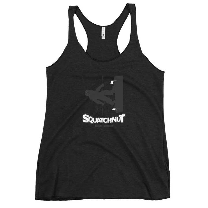 Canotta da donna Rock Climber Squatch Racerback per la vendita all'ingrosso da parte di Squatchnut