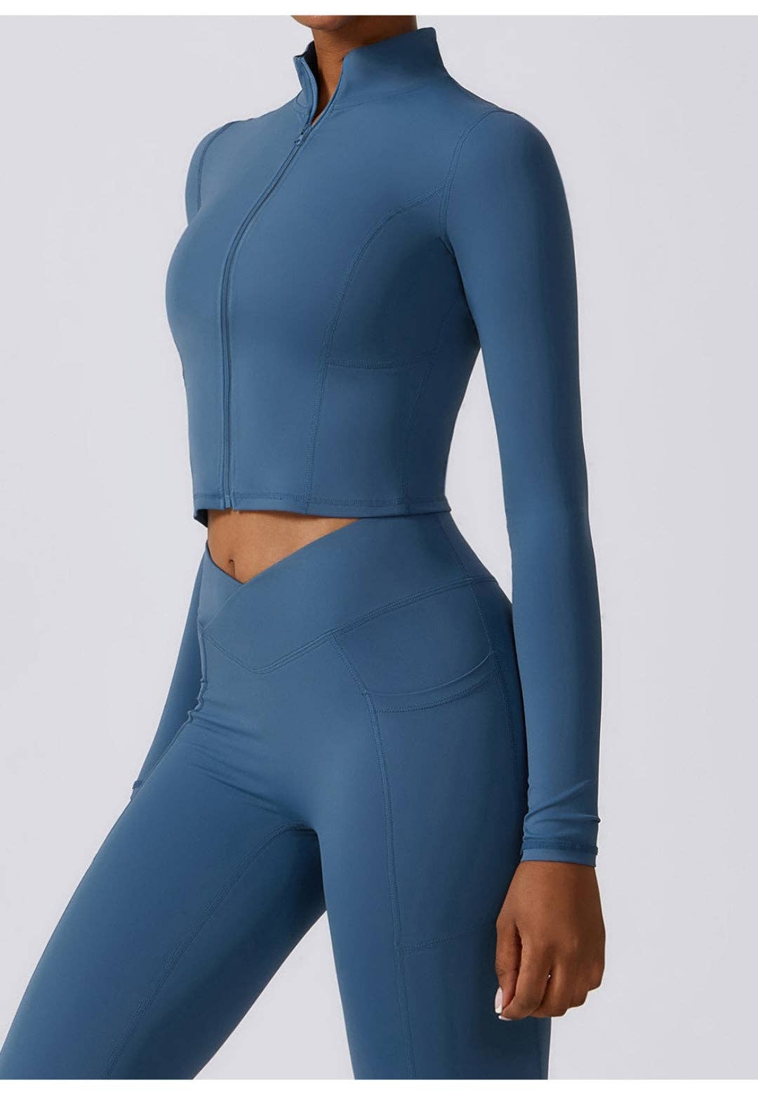 Active by Anna-Kaci - Vente Veste de sport – femme - Veste de sport zippée à col montant7