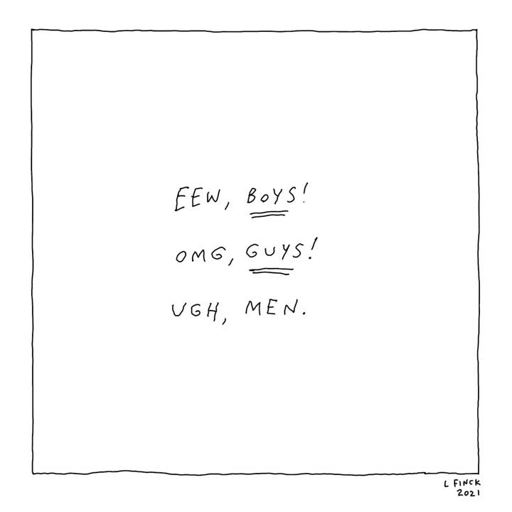 Stampa tipografica Ewww Boys per la vendita all'ingrosso da parte di Liana Finck