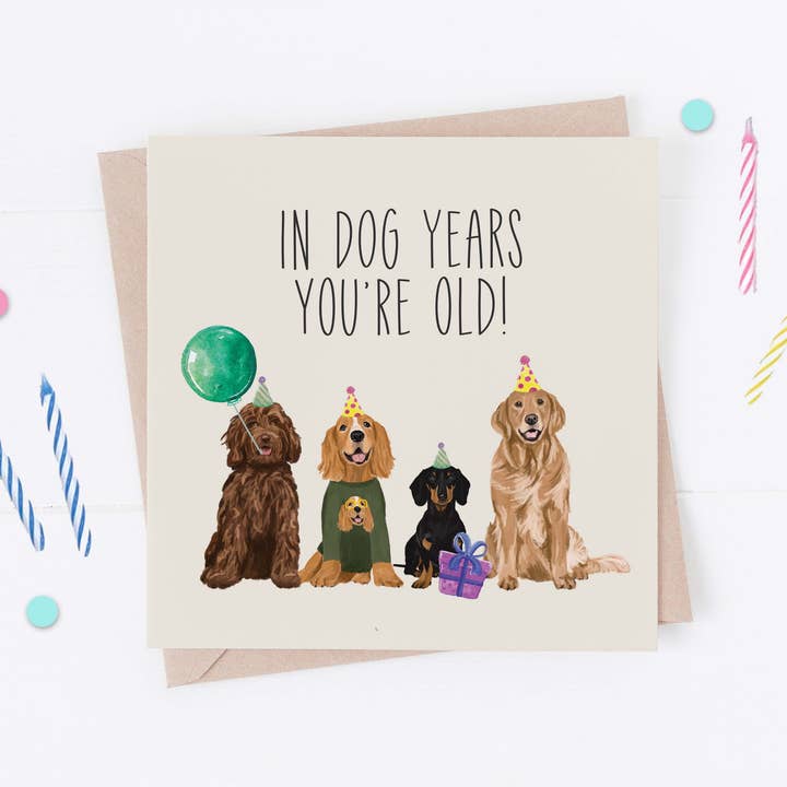 Dog Greeting Card for wholesale by Richarts Designs