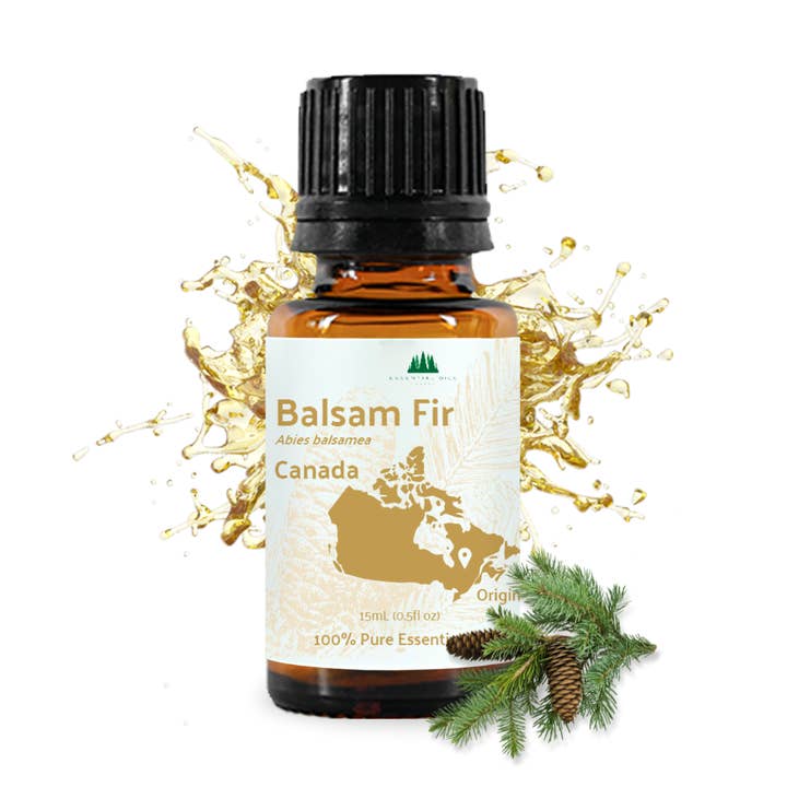 Huile essentielle de sapin baumier, 100 % pure, approvisionnement direct à la ferme pour la vente par Nature Packaged