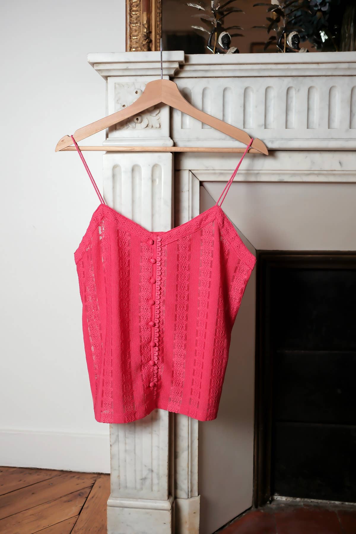 LOVIE & CO - Vente Chemisier – femme - Top caraco à dentelle - 4825T-LEAH8