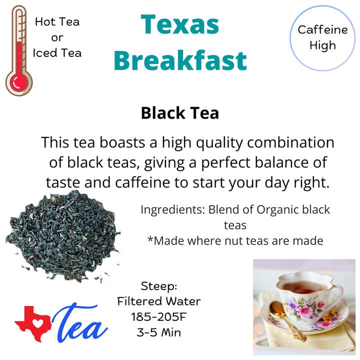 Heart of Texas Tea House, LLC – wholesale Löst te – Texas Frukost Bulk