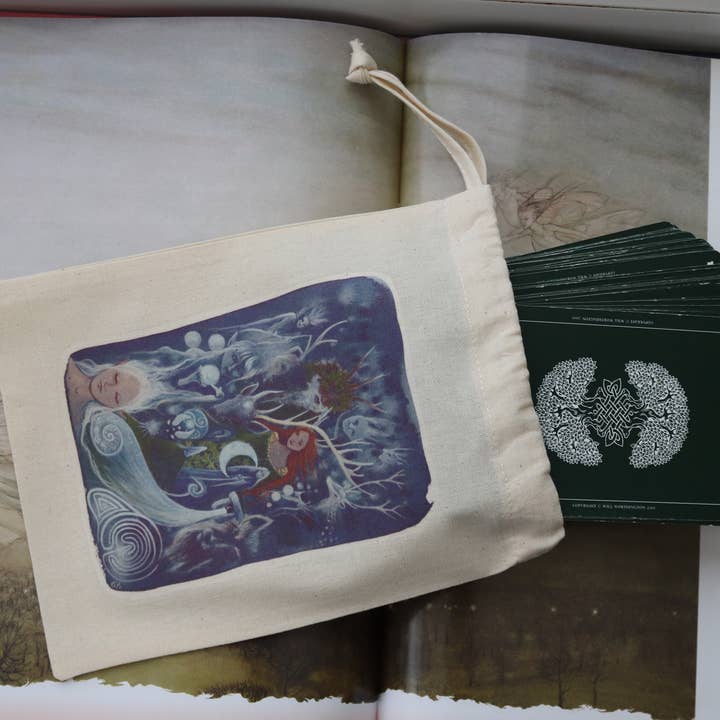 FreeRangeFaeries - Wholesale Pouch - Women's - The Silver Wheel Tarot Pouch4