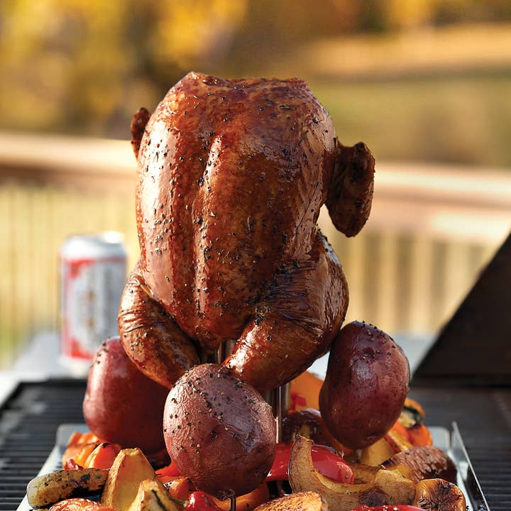 Fox Run Brands - Wholesale Outdoor Grill Tools - Outset Flavor Roaster for Chicken and Potatoes, 14" x 11"