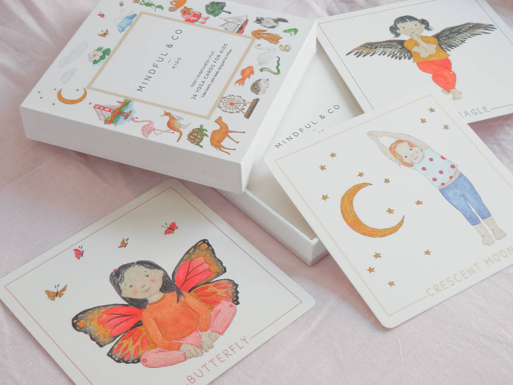 Mindful and Co Kids - Vendita all'ingrosso Carte didattiche - Bambini e neonati - Carte Yoga Flash1