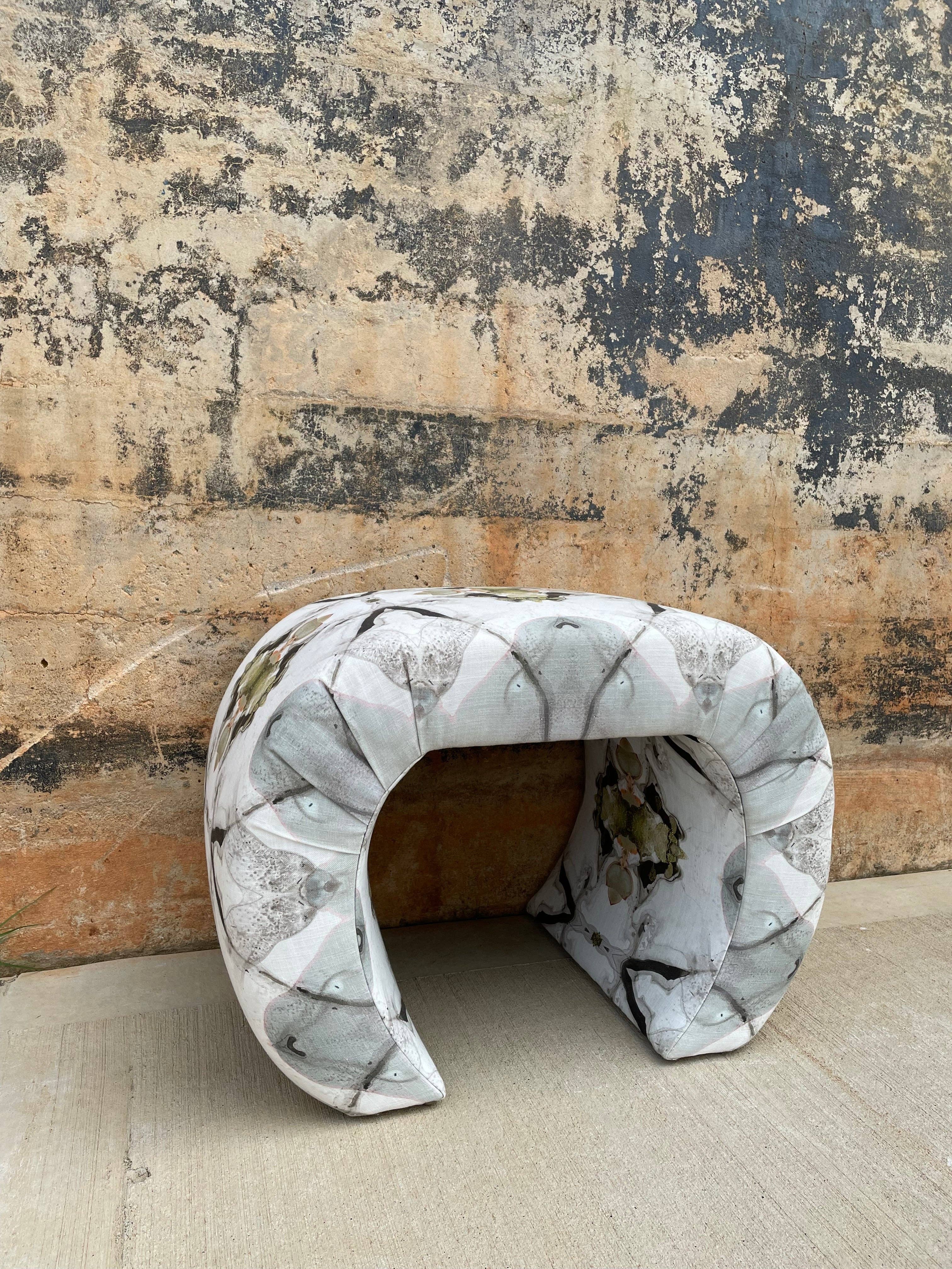 Windy O'Connor Art & Home - Wholesale Ottoman - Icicles Ottoman1