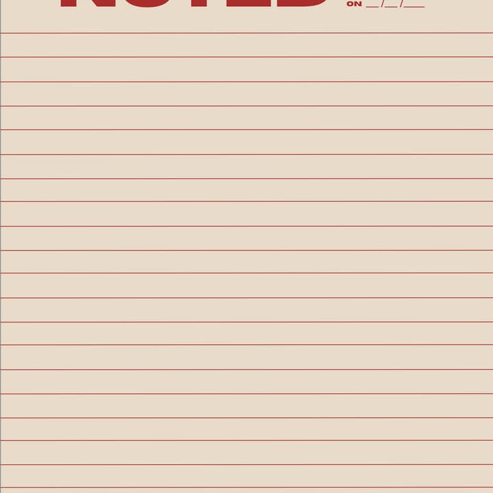 Sonderhaus - Wholesale Notepad - The Noteworthy Pad18