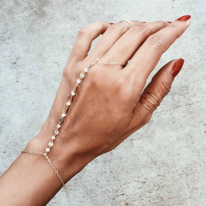 Pulsera de cadena de mano para venta al por mayor de Dana Blair Designs