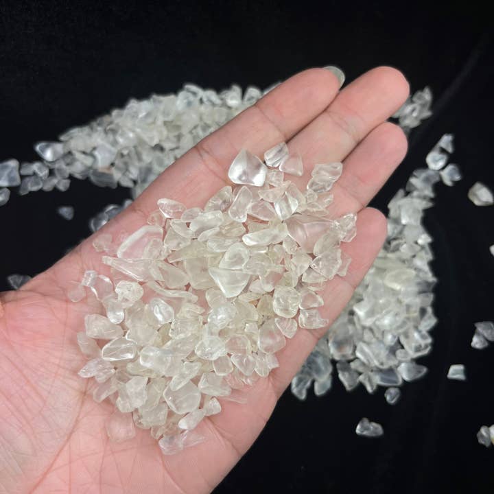 Pelham Grayson Rose - Wholesale Spiritual stone/crystal - Quartz | Tumbled Chips | 1lb | 4-7mm | India3