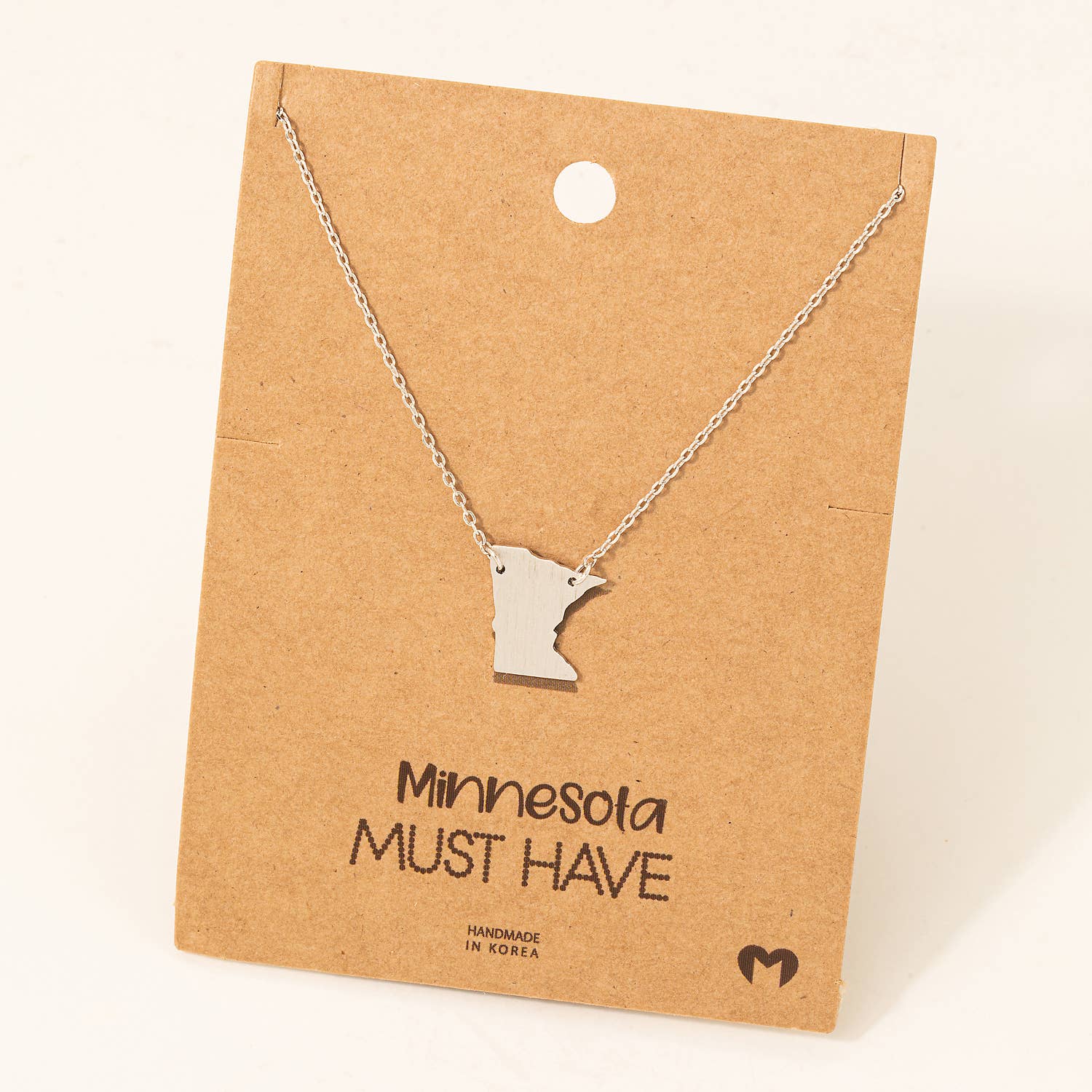 Fame Accessories – Engroshandel Halskæde med vedhæng – Minnesota State vedhæng halskæde2