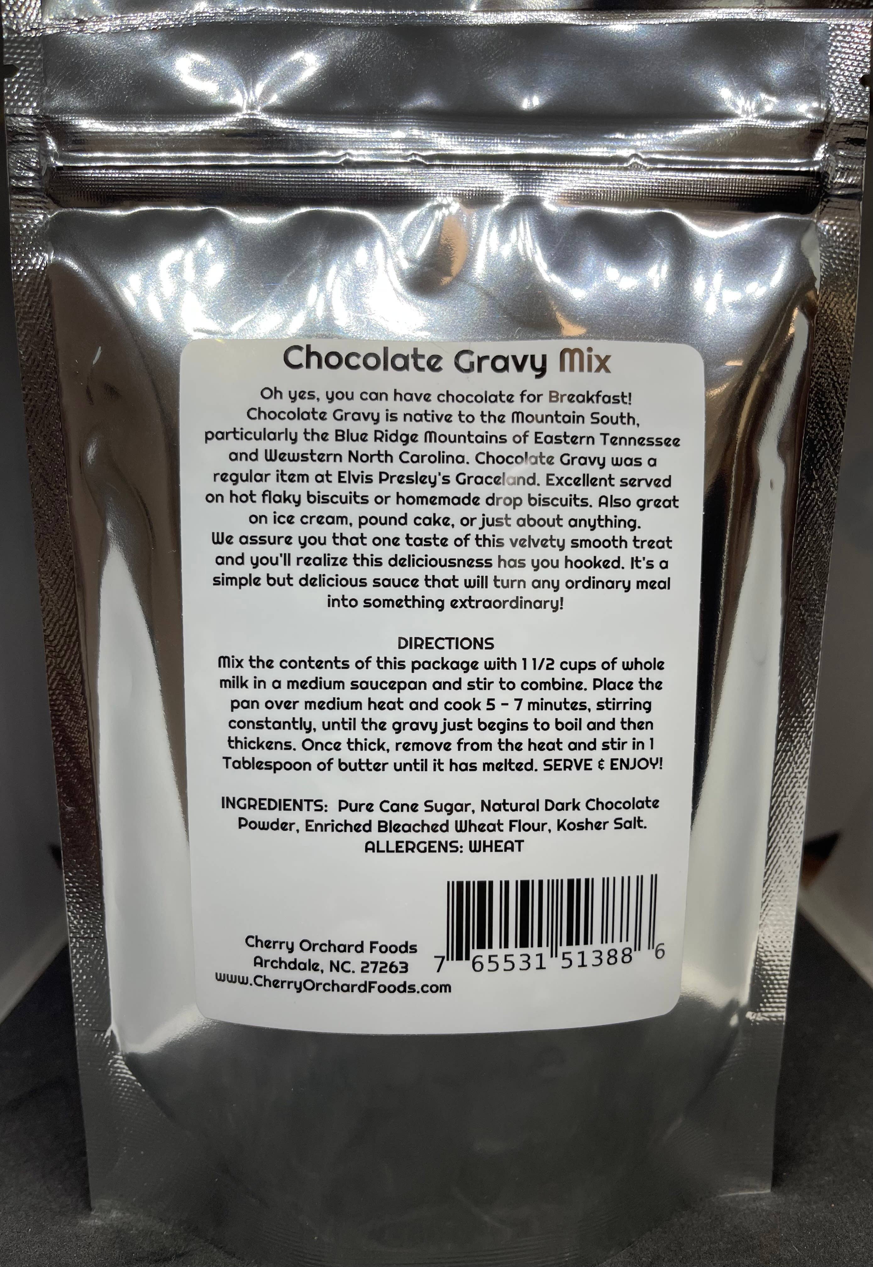 Cherry Orchard Foods – wholesale Dried spice mix – Farm House Chocolate Gravy Mix1