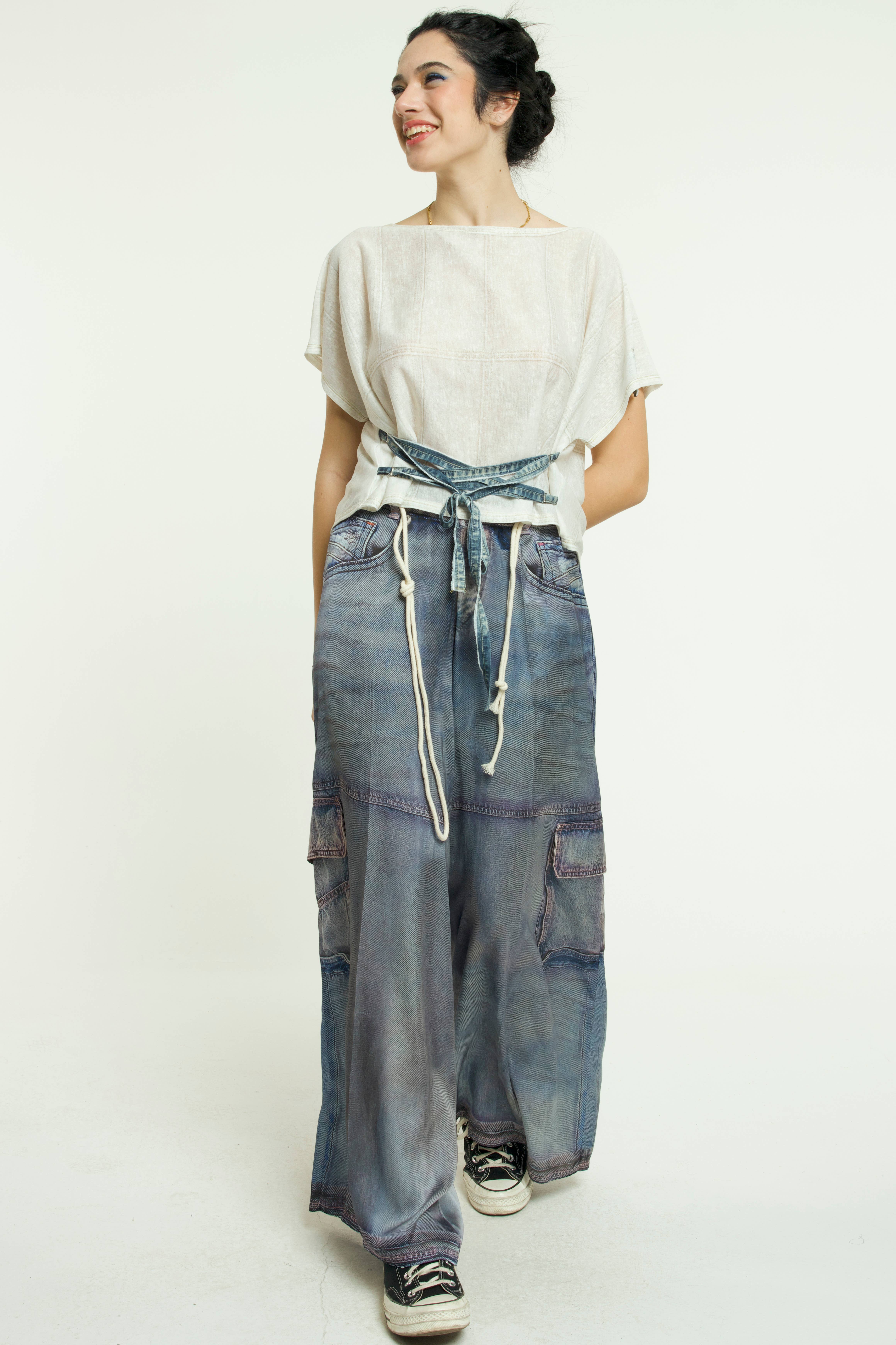 IPNG Design - Wholesale Pants - Women's - Pants Sateen Denim - Jeanious8