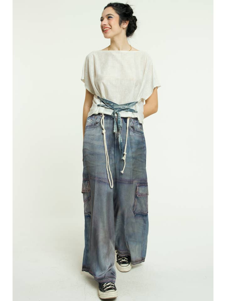 IPNG Design - Wholesale Pants - Women's - Pants Sateen Denim - Jeanious8