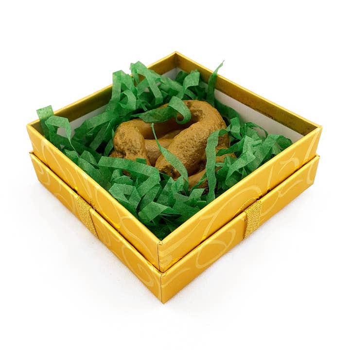 Smith Brands - Wholesale Prank/Gag Gift - Crappy Gift - Fake Poo Toy Prank in a Gift Box - Fun Gag Poop Gift for Kids and Adults