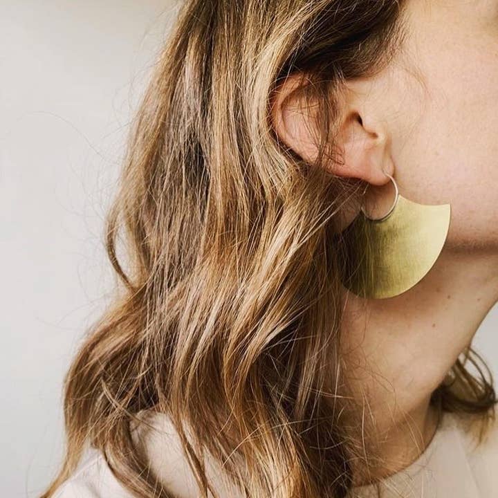 Modern Madini - Vente Créoles - Cerceaux pour disques de ventilateur de taille moyenne0