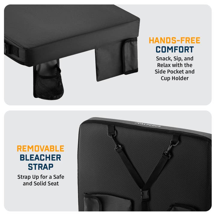 Alpcour - Wholesale Outdoor Chair - Alpcour Heated Stadium Cushion with Pockets