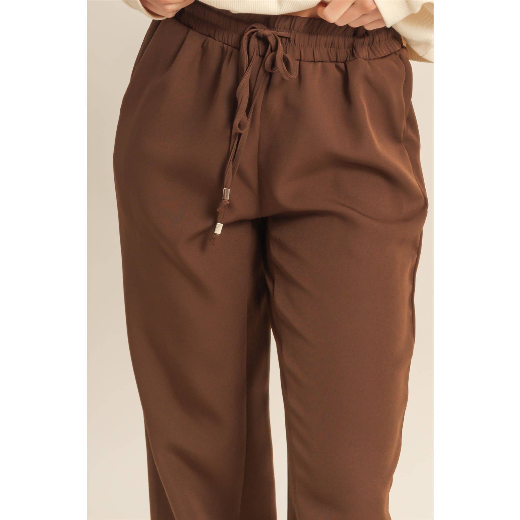 HYFVE - Vente Pantalon – femme - Joggeurs à cordon de serrage avec chevilles froncées15