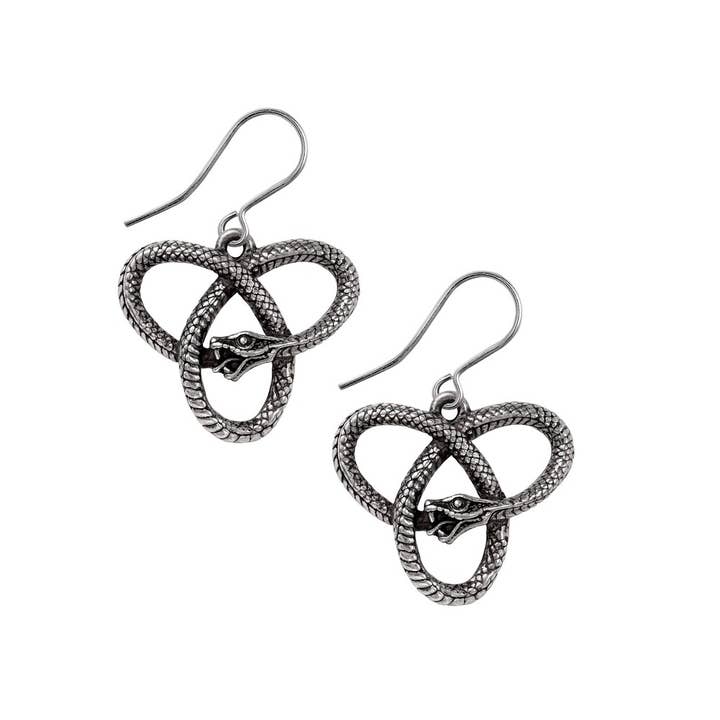 Eve's Triquetra (Dropper Earring Pair) for wholesale by Alchemy England (Euro)