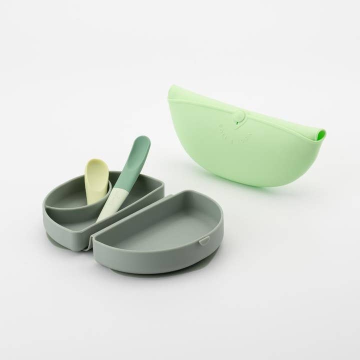 Miniware - Wholesale Voedingsset - Baby - Sili Mini Go Green Energy - Set met siliconen slabbetjes voor baby's1