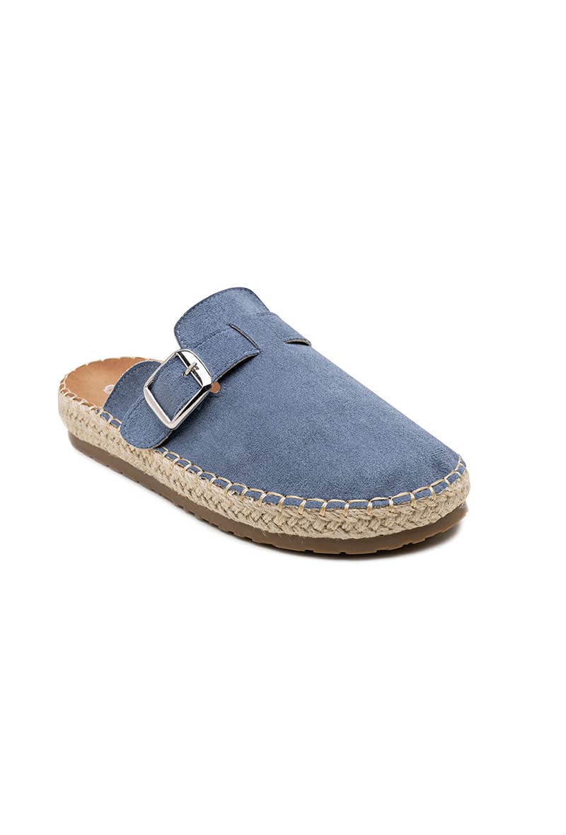 LADY GLORY - Vente Mules – femme - Mules espadrilles avec boucle – Élégance décontractée10