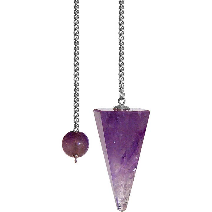 Pendulum Hexagonal Amethyst (Each) for wholesale by Kheops International