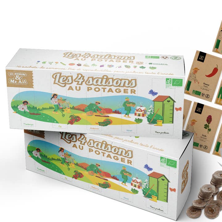 Dr. Jonquille & Mr. Ail - Wholesale Plant Seeds - 4 Seasons Calendar1