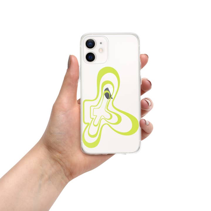 Kickback Club - Wholesale Phone Case - Women's - Groovy Flower Clear Case for iPhone®5