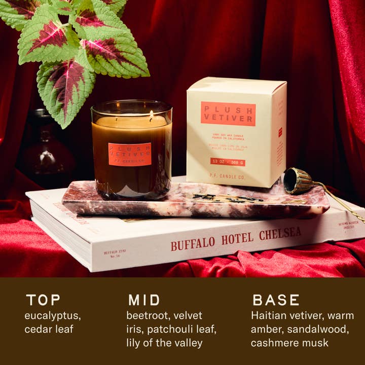 P.F. Candle Co. - Wholesale Jar/Filled Candle - Plush Vetiver– HI-FI Candle2