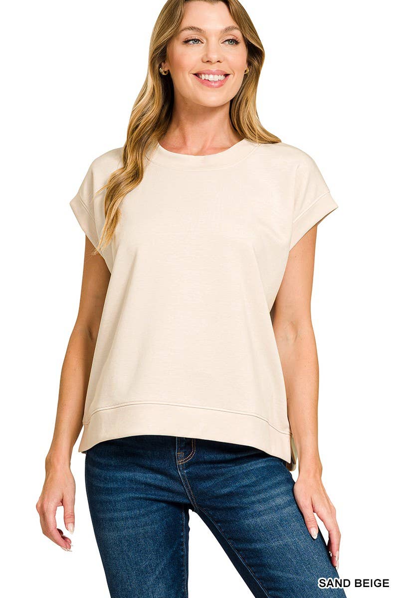 Vanilla Monkey - Wholesale Sweatshirt - Women's - Scuba Short Sleeve Sweatshirts15